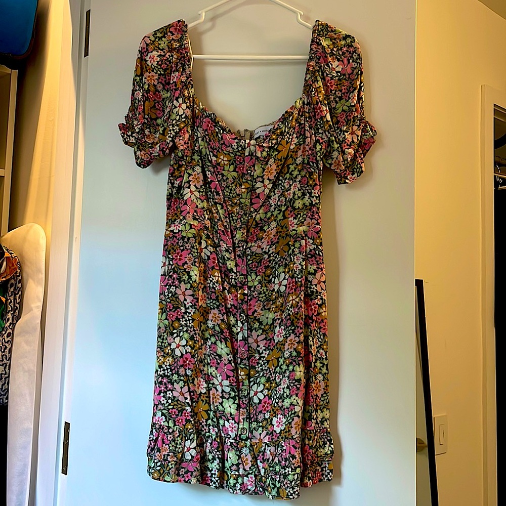 Floral mini dress